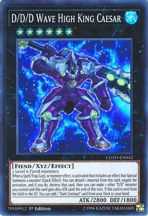 D/D/D Wave High King Caesar [COTD-EN042] Super Rare - Yu-Gi-Oh! - Card Brawlers | Quebec | Canada |