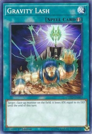 Gravity Lash [COTD-EN063] Common - Yu-Gi-Oh! - Card Brawlers | Quebec | Canada |