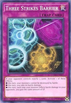 Three Strikes Barrier [COTD-EN067] Common - Yu-Gi-Oh! - Card Brawlers | Quebec | Canada |