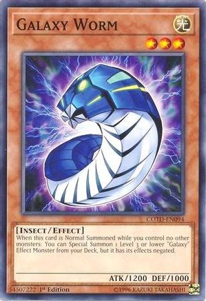 Galaxy Worm [COTD-EN094] Common - Yu-Gi-Oh! - Card Brawlers | Quebec | Canada |