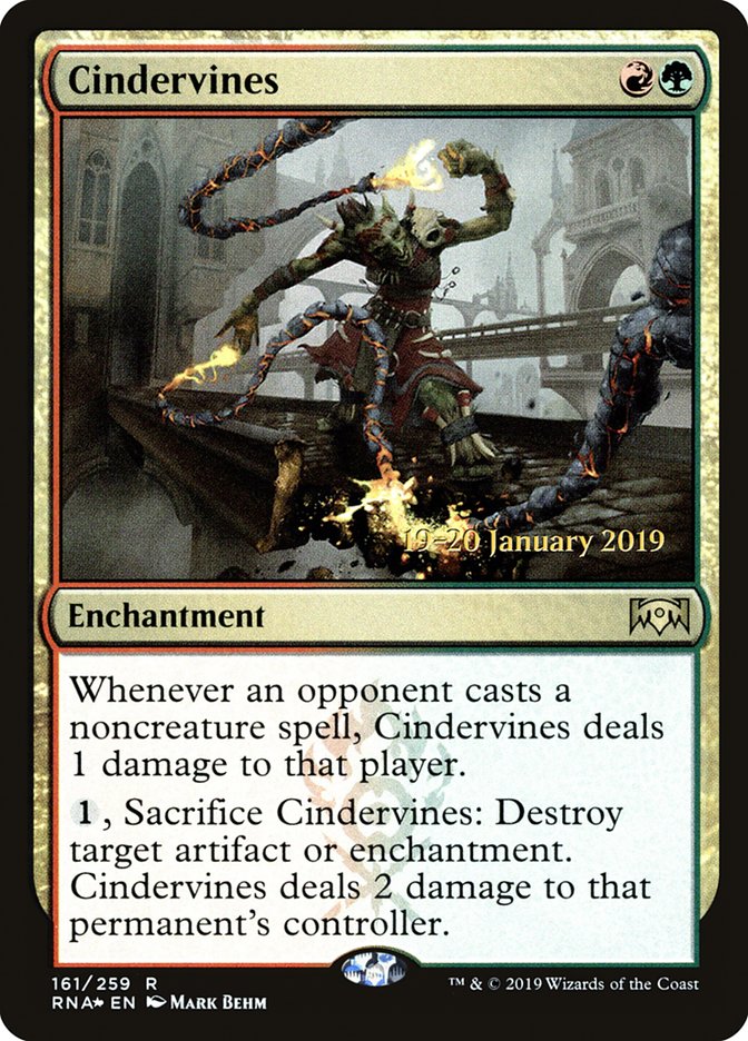 Cindervines [Ravnica Allegiance Prerelease Promos] - Magic: The Gathering - Card Brawlers | Quebec | Canada |