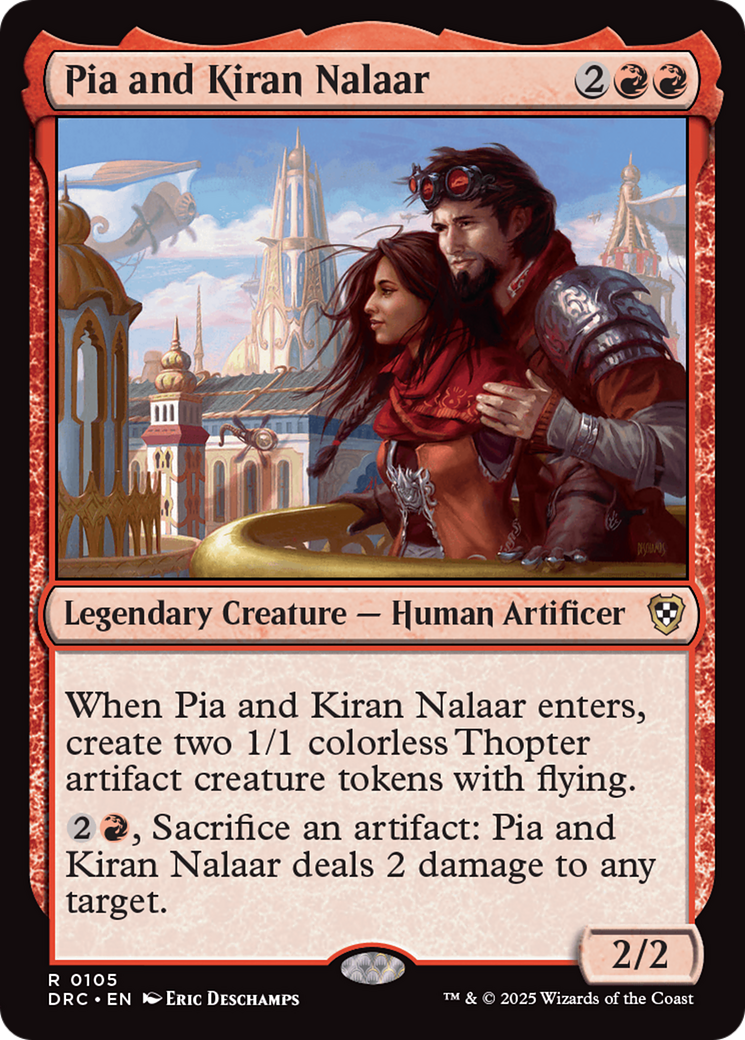 Pia and Kiran Nalaar [Aetherdrift Commander] - Magic: The Gathering - Card Brawlers | Quebec | Canada |