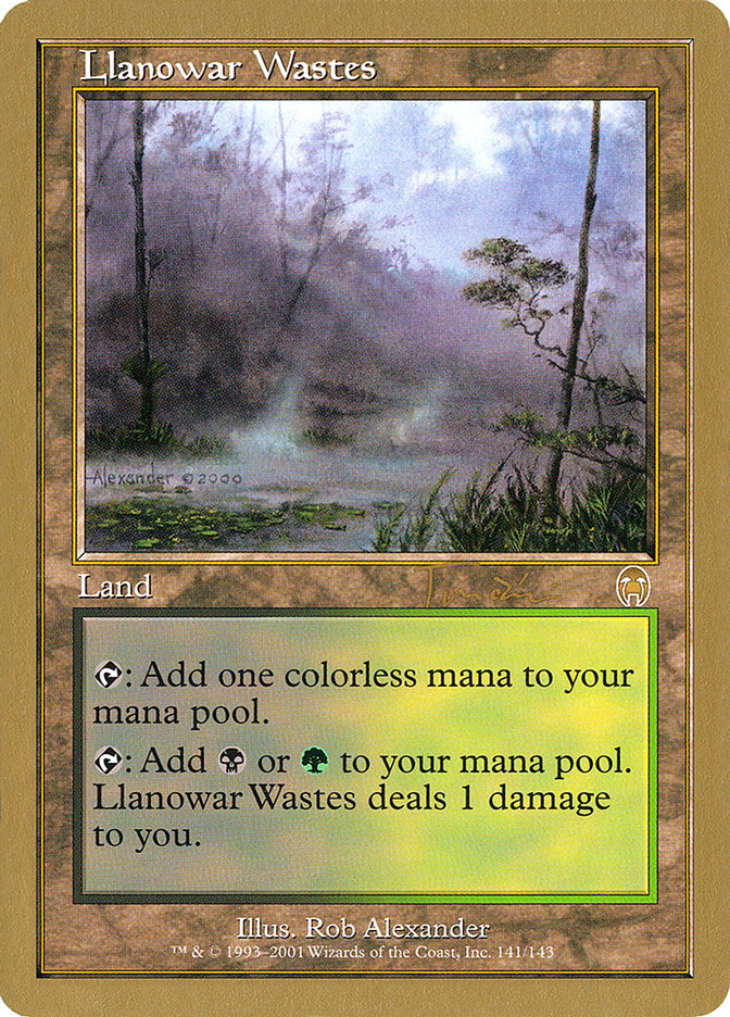 Llanowar Wastes (Jan Tomcani) [World Championship Decks 2001] - Magic: The Gathering - Card Brawlers | Quebec | Canada |