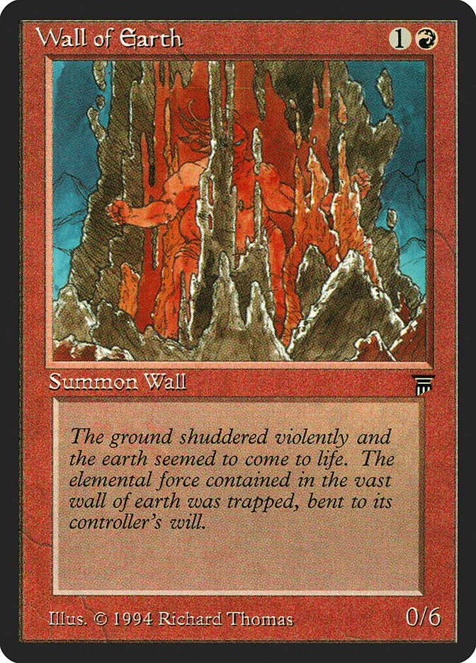 Wall of Earth [Legends] - Magic: The Gathering - Card Brawlers | Quebec | Canada |