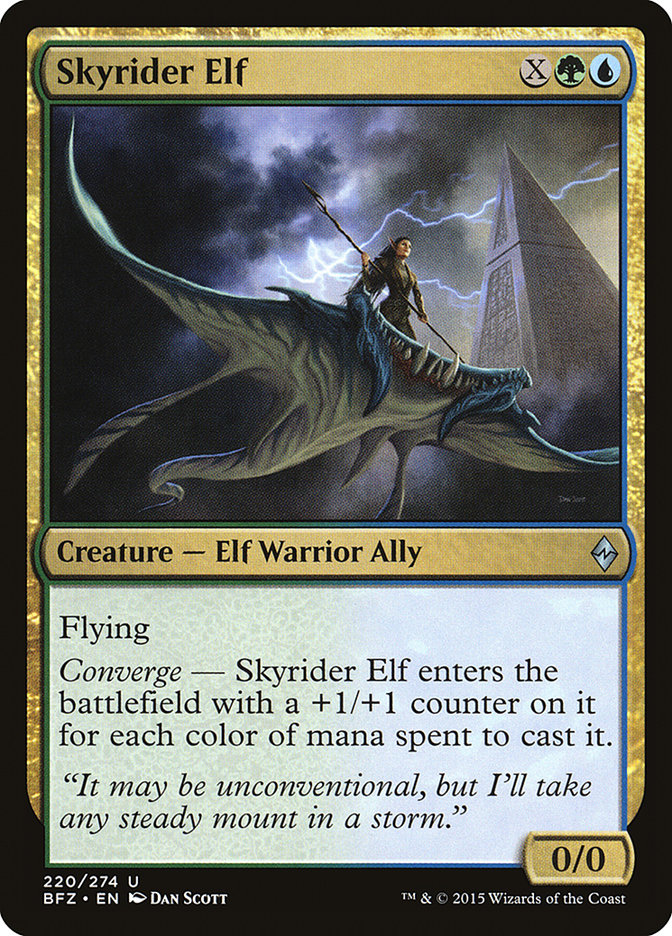 Skyrider Elf [Battle for Zendikar] - Magic: The Gathering - Card Brawlers | Quebec | Canada |