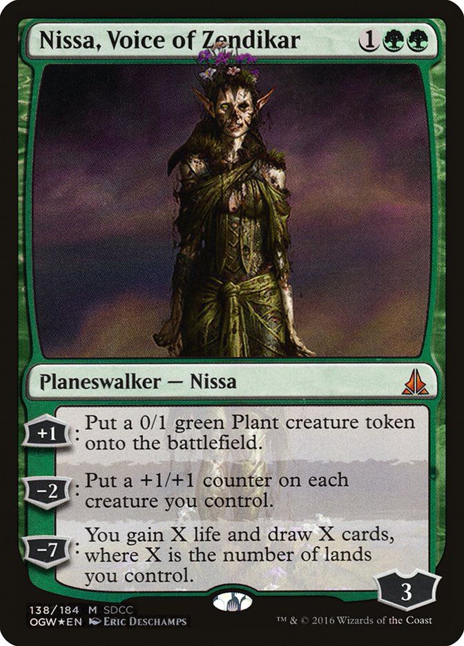 Nissa, Voice of Zendikar [San Diego Comic-Con 2016] - Magic: The Gathering - Card Brawlers | Quebec | Canada |