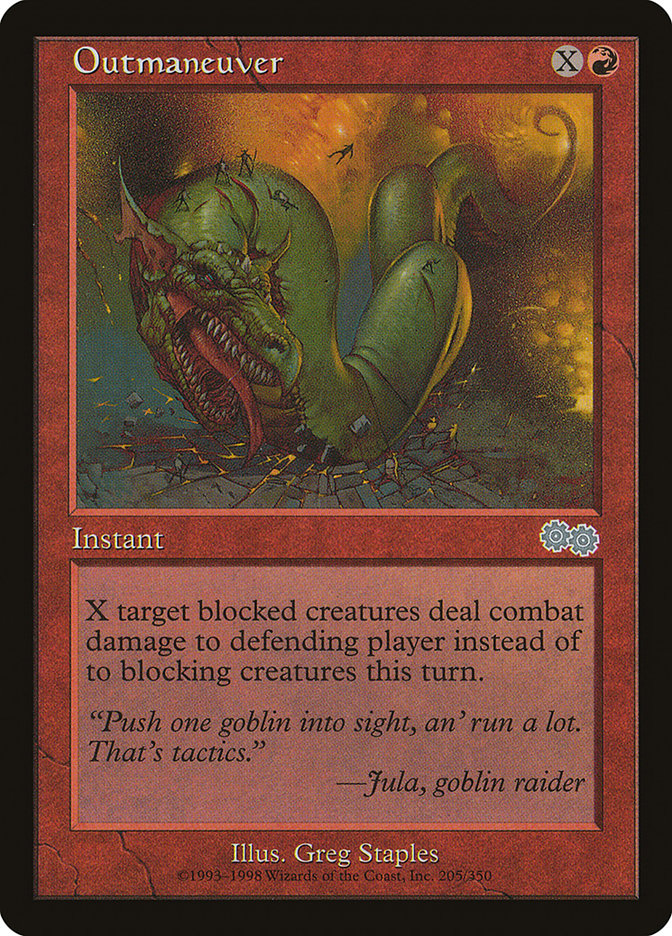 Outmaneuver [Urza's Saga] - Magic: The Gathering - Card Brawlers | Quebec | Canada |
