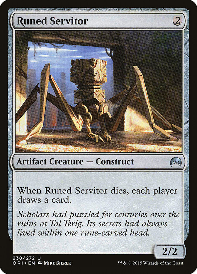 Runed Servitor [Magic Origins] - Magic: The Gathering - Card Brawlers | Quebec | Canada |