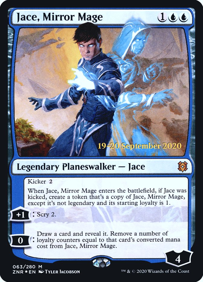 Jace, Mirror Mage [Zendikar Rising Prerelease Promos] - Magic: The Gathering - Card Brawlers | Quebec | Canada |