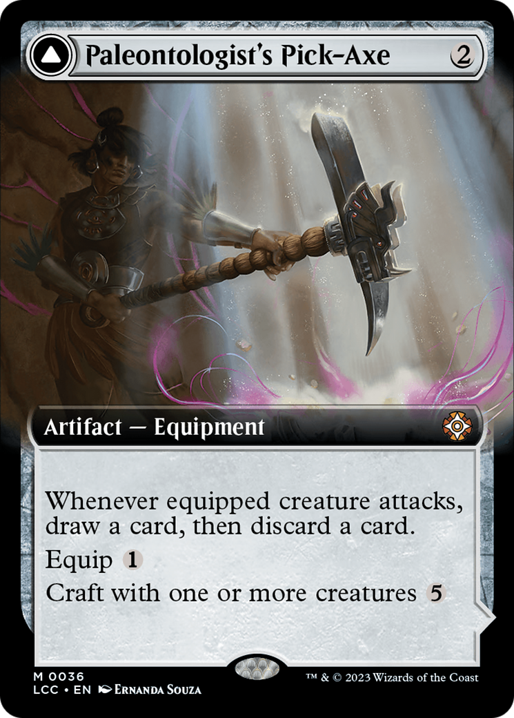 Paleontologist's Pick-Axe (Extended Art) [The Lost Caverns of Ixalan Commander] - Magic: The Gathering - Card Brawlers | Quebec | Canada |