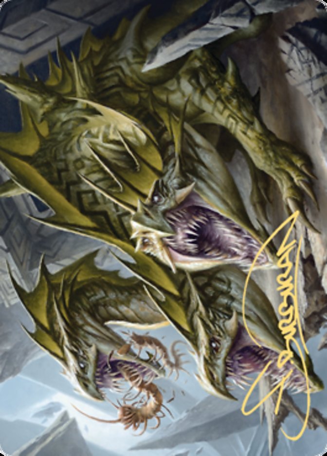 Grakmaw, Skyclave Ravager Art Card (Gold-Stamped Signature) [Zendikar Rising Art Series] - Magic: The Gathering - Card Brawlers | Quebec | Canada |