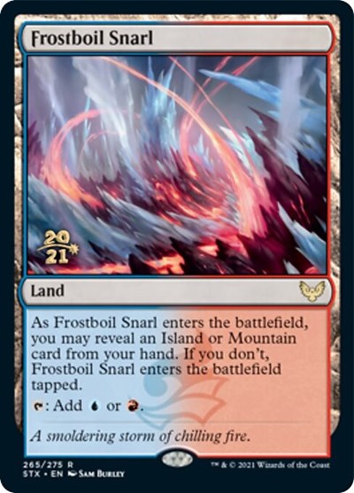 Frostboil Snarl [Strixhaven: School of Mages Prerelease Promos] - Magic: The Gathering - Card Brawlers | Quebec | Canada |