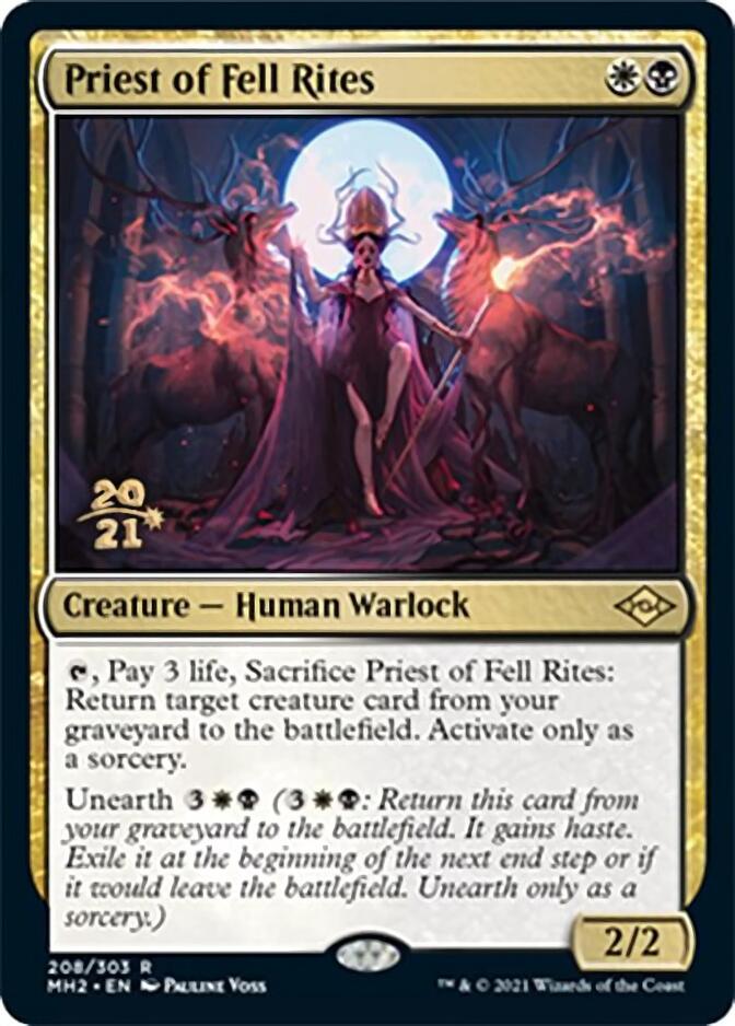 Priest of Fell Rites [Modern Horizons 2 Prerelease Promos] - Magic: The Gathering - Card Brawlers | Quebec | Canada |