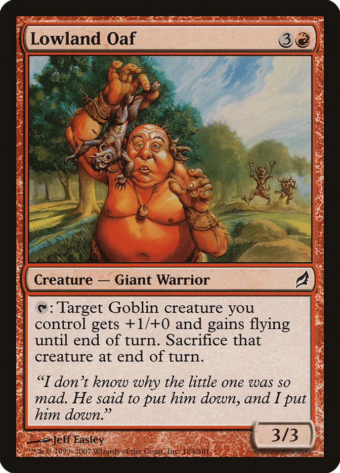 Lowland Oaf [Lorwyn] - Magic: The Gathering - Card Brawlers | Quebec | Canada |