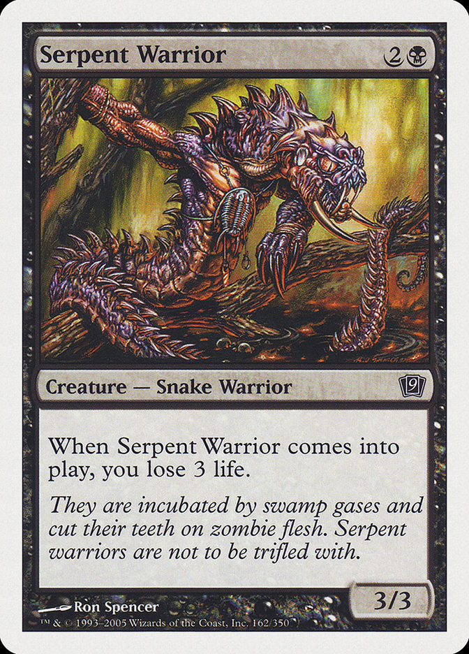 Serpent Warrior [Ninth Edition] - Magic: The Gathering - Card Brawlers | Quebec | Canada |