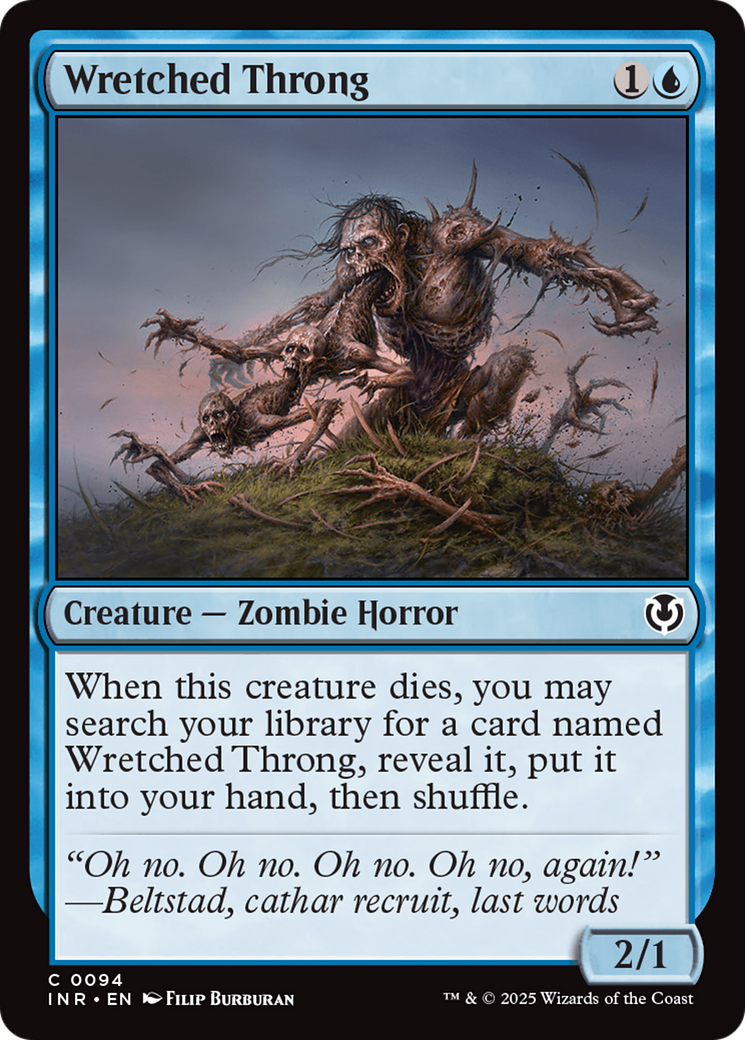 Wretched Throng [Innistrad Remastered] - Magic: The Gathering - Card Brawlers | Quebec | Canada |