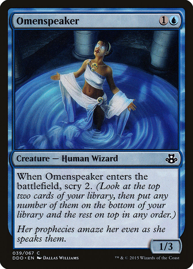 Omenspeaker [Duel Decks: Elspeth vs. Kiora] - Magic: The Gathering - Card Brawlers | Quebec | Canada |