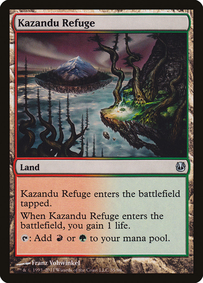Kazandu Refuge [Duel Decks: Ajani vs. Nicol Bolas] - Magic: The Gathering - Card Brawlers | Quebec | Canada |