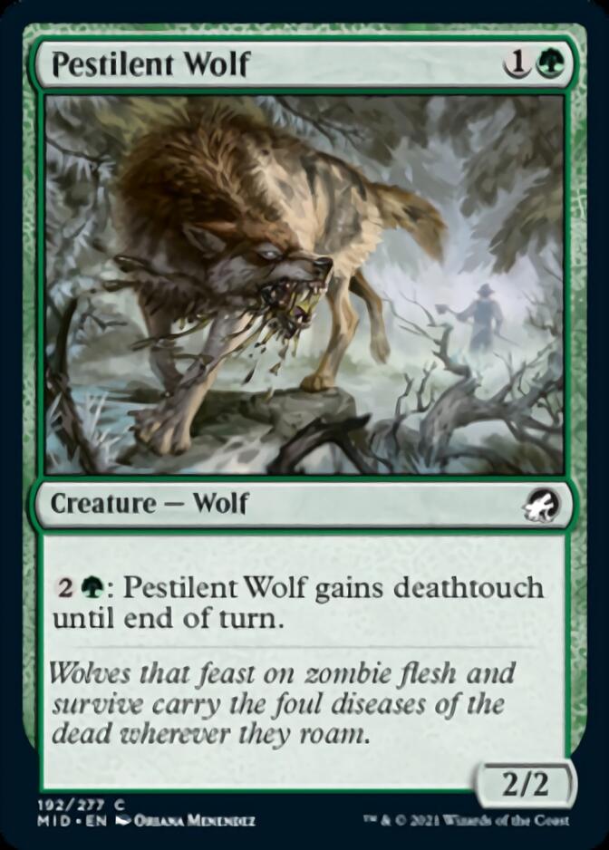 Pestilent Wolf [Innistrad: Midnight Hunt] - Magic: The Gathering - Card Brawlers | Quebec | Canada |