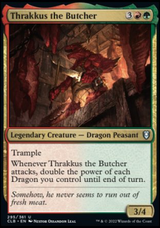 Thrakkus the Butcher [Commander Legends: Battle for Baldur's Gate] - Magic: The Gathering - Card Brawlers | Quebec | Canada |