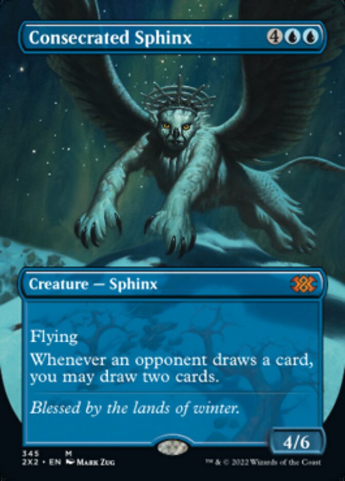 Consecrated Sphinx (Borderless Alternate Art) [Double Masters 2022] - Magic: The Gathering - Card Brawlers | Quebec | Canada |