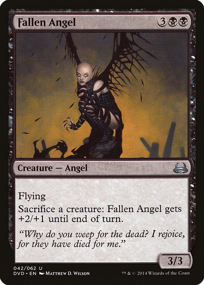 Fallen Angel (Divine vs. Demonic) [Duel Decks Anthology] - Magic: The Gathering - Card Brawlers | Quebec | Canada |