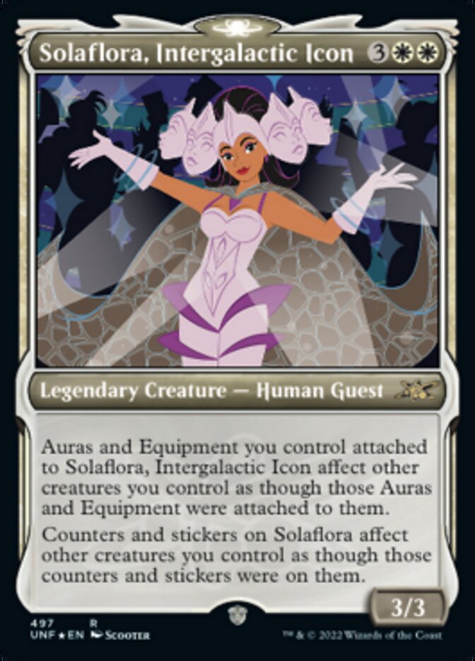 Solaflora, Intergalactic Icon (Showcase) (Galaxy Foil) [Unfinity] - Magic: The Gathering - Card Brawlers | Quebec | Canada |
