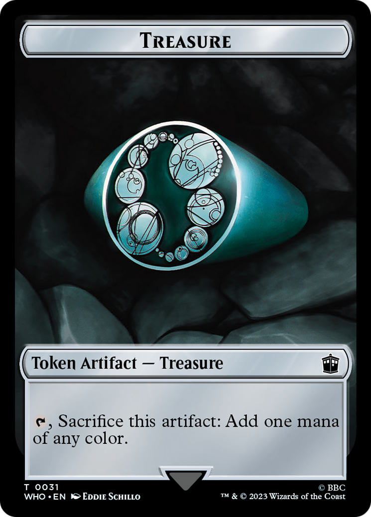 Alien // Treasure (0031) Double-Sided Token [Doctor Who Tokens] - Magic: The Gathering - Card Brawlers | Quebec | Canada |