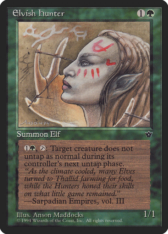 Elvish Hunter (Anson Maddocks) [Fallen Empires] - Magic: The Gathering - Card Brawlers | Quebec | Canada |
