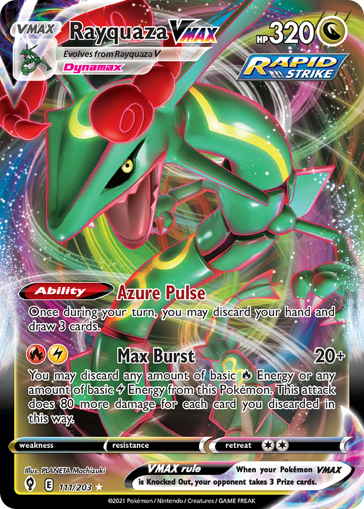 Rayquaza VMAX (111/203) (Jumbo Card) [Sword & Shield: Evolving Skies] - Pokémon - Card Brawlers | Quebec | Canada |