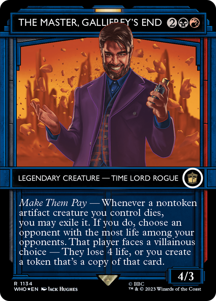 The Master, Gallifrey's End (Showcase) (Surge Foil) [Doctor Who] - Magic: The Gathering - Card Brawlers | Quebec | Canada |