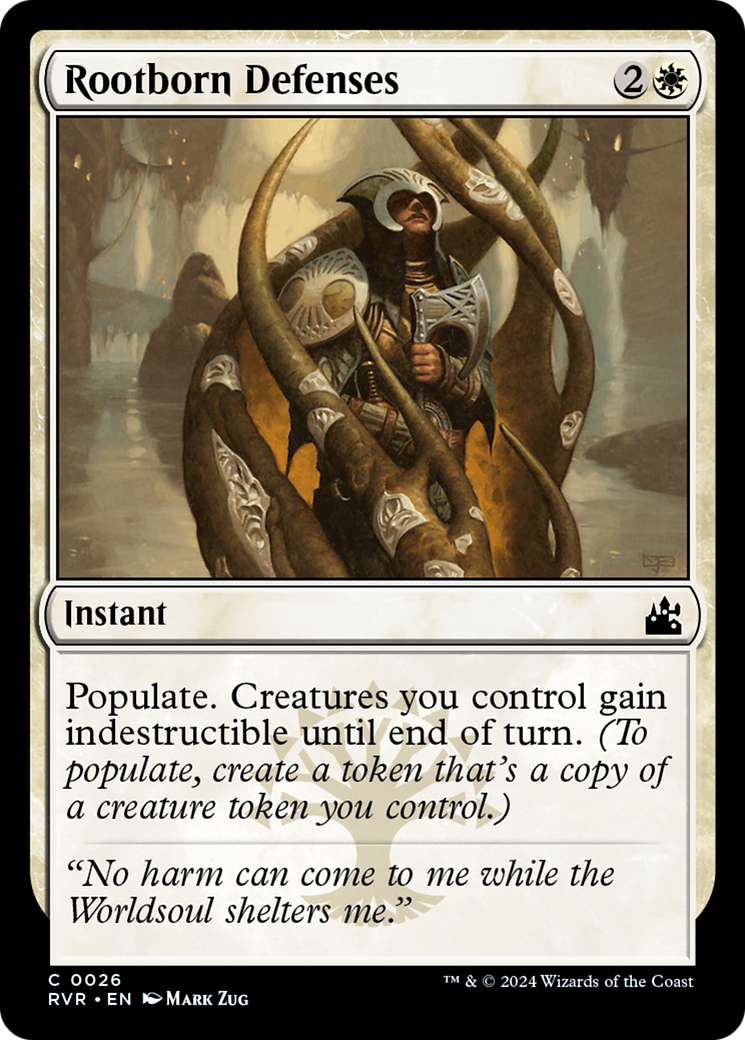 Rootborn Defenses [Ravnica Remastered] - Magic: The Gathering - Card Brawlers | Quebec | Canada |