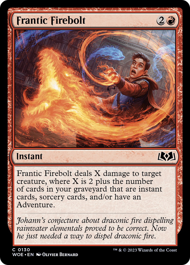 Frantic Firebolt [Wilds of Eldraine] - Magic: The Gathering - Card Brawlers | Quebec | Canada |