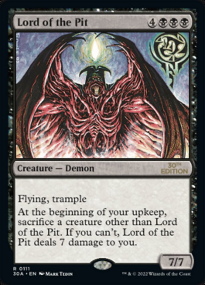 Lord of the Pit [30th Anniversary Edition] - Magic: The Gathering - Card Brawlers | Quebec | Canada |
