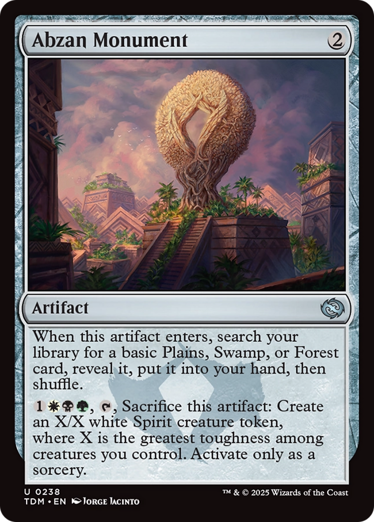 Abzan Monument [Tarkir: Dragonstorm] - Magic: The Gathering - Card Brawlers | Quebec | Canada |