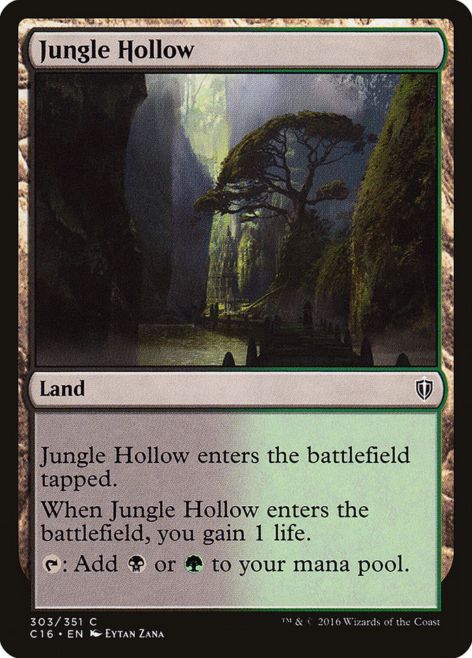 Jungle Hollow [Commander 2016] - Magic: The Gathering - Card Brawlers | Quebec | Canada |