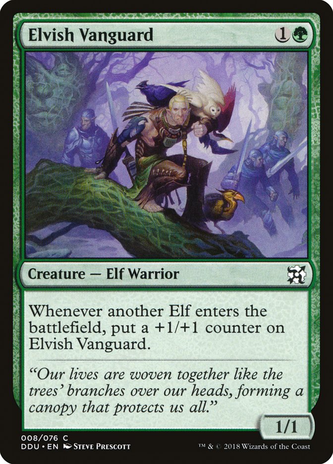 Elvish Vanguard [Duel Decks: Elves vs. Inventors] - Magic: The Gathering - Card Brawlers | Quebec | Canada |