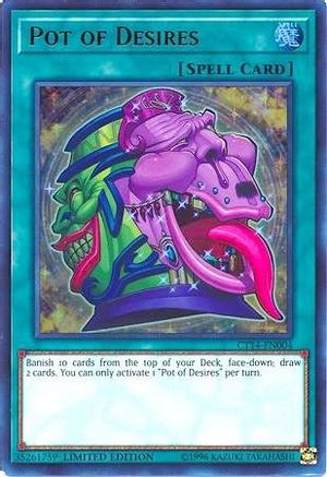 Pot of Desires [CT14-EN004] Ultra Rare - Yu-Gi-Oh! - Card Brawlers | Quebec | Canada |