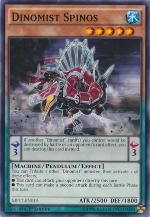 Dinomist Spinos [MP17-EN015] Common - Yu-Gi-Oh! - Card Brawlers | Quebec | Canada |