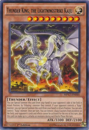 Thunder King, the Lightningstrike Kaiju [MP17-EN046] Rare - Yu-Gi-Oh! - Card Brawlers | Quebec | Canada |