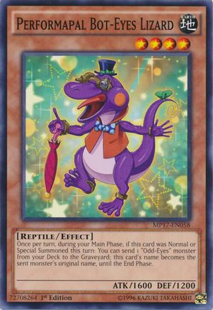 Performapal Bot-Eyes Lizard [MP17-EN058] Common - Yu-Gi-Oh! - Card Brawlers | Quebec | Canada |