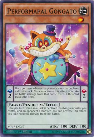 Performapal Gongato [MP17-EN059] Common - Yu-Gi-Oh! - Card Brawlers | Quebec | Canada |