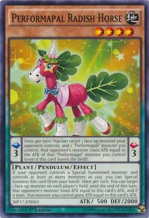 Performapal Radish Horse [MP17-EN063] Common - Yu-Gi-Oh! - Card Brawlers | Quebec | Canada |