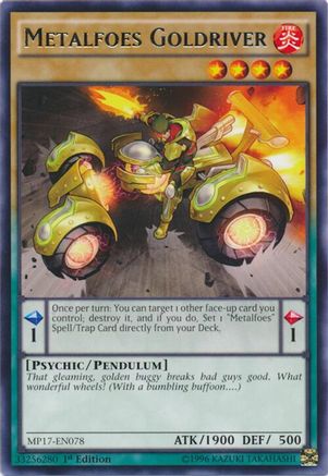 Metalfoes Goldriver [MP17-EN078] Rare - Yu-Gi-Oh! - Card Brawlers | Quebec | Canada |