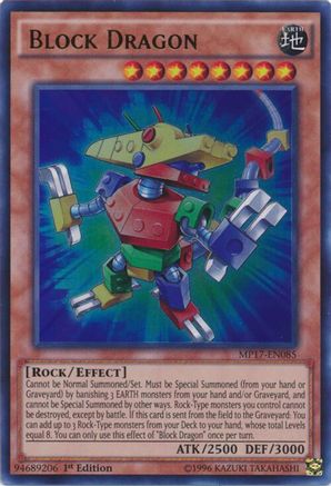 Block Dragon [MP17-EN085] Ultra Rare - Yu-Gi-Oh! - Card Brawlers | Quebec | Canada |