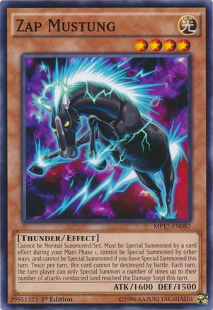 Zap Mustung [MP17-EN087] Common - Yu-Gi-Oh! - Card Brawlers | Quebec | Canada |