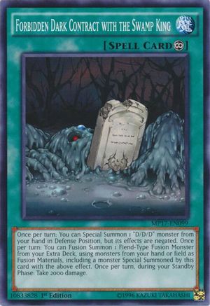Forbidden Dark Contract with the Swamp King [MP17-EN099] Common - Yu-Gi-Oh! - Card Brawlers | Quebec | Canada |