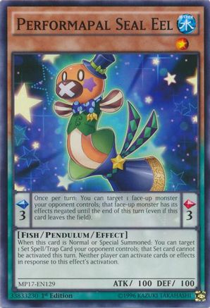 Performapal Seal Eel [MP17-EN129] Common - Yu-Gi-Oh! - Card Brawlers | Quebec | Canada |