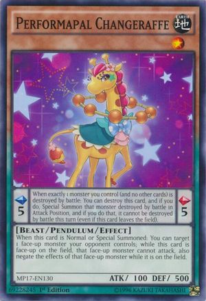 Performapal Changeraffe [MP17-EN130] Common - Yu-Gi-Oh! - Card Brawlers | Quebec | Canada |