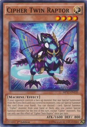 Cipher Twin Raptor [MP17-EN135] Common